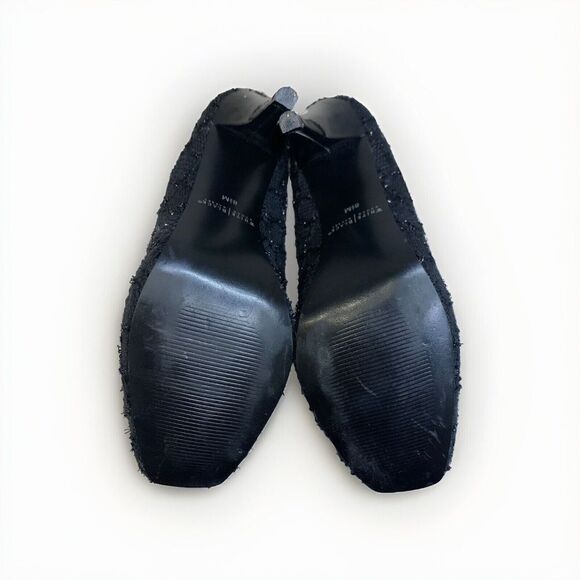 White House Black Market Edison Sparkle Button Square Toe Stiletto Heels 8.5M - Picture 10 of 14